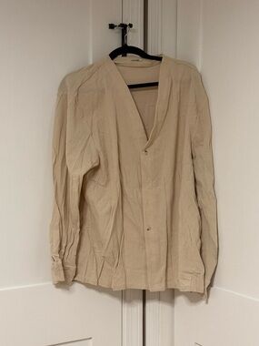 Men's Beige light weight matching set *NEVER WORN***